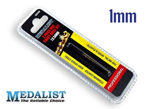 1.0mm Drill Bits 2Pc