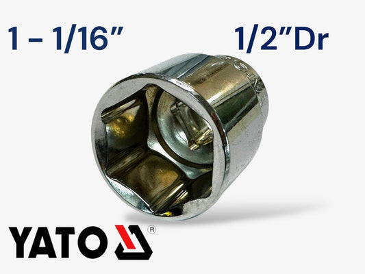 1 1/16” Socket 1/2"Dr
